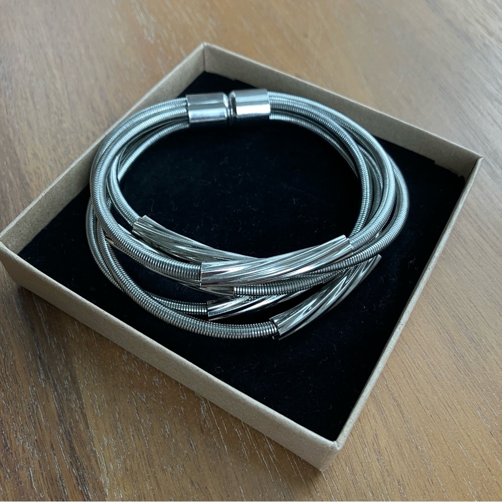 Layered Meta Bracelet